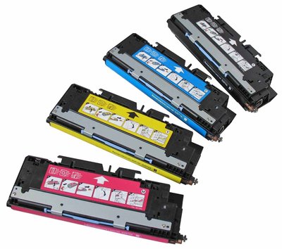 Huismerk toner cartridges multiset CE250X/CE251/CE252/CE253A/ 504X zwart, cyaan, geel en magenta - geschikt voor HP Color LaserJet CM3530, CP3525