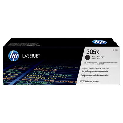 Originele HP toner cartridge zwart (hoge capaciteit) HP 305X - CE410X t.b.v. HP LaserJet pro 300 Color M351, 400 color M451, MFP M475