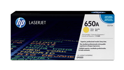 Originele HP toner cartridge geel HP 650A - CE272A t.b.v. HP Color LaserJet Enterprise CP5525