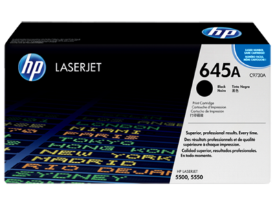 Originele HP toner cartridge zwart  HP 645A - C9730A t.b.v. HP Color LaserJet 5500, 5550